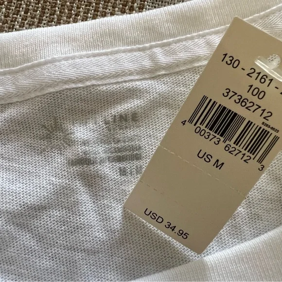 Offline by aerie 100% cotton Short sleeve Logo t shirt tee Ladies medium white - Picture 5 of 7